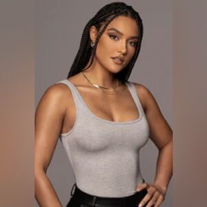 BODYBASIX GREY ELLE CLASSIC TANK